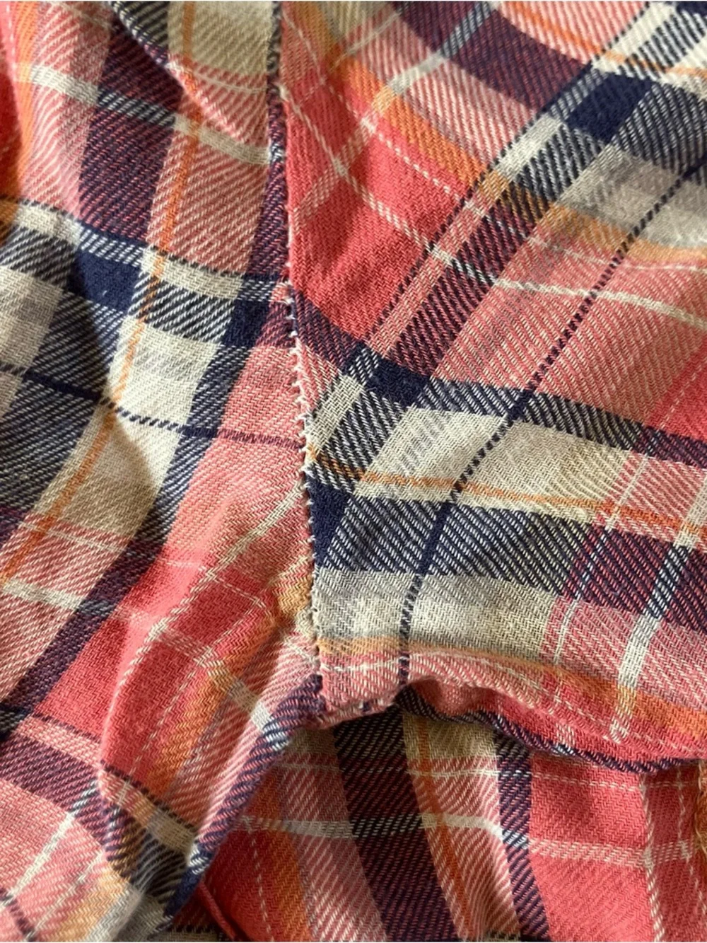 CP Shades Red Plaid Cowgirl USA Linen Cotton Regina Tunic Shirt Dress Medium - Picture 14 of 15